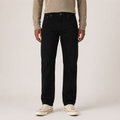 Classic Black Straight-Fit Jeans