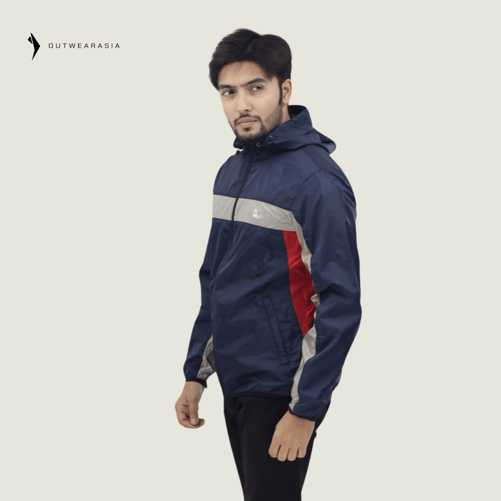 Premium Biker Dust coat Windbreaker- Colton Navy