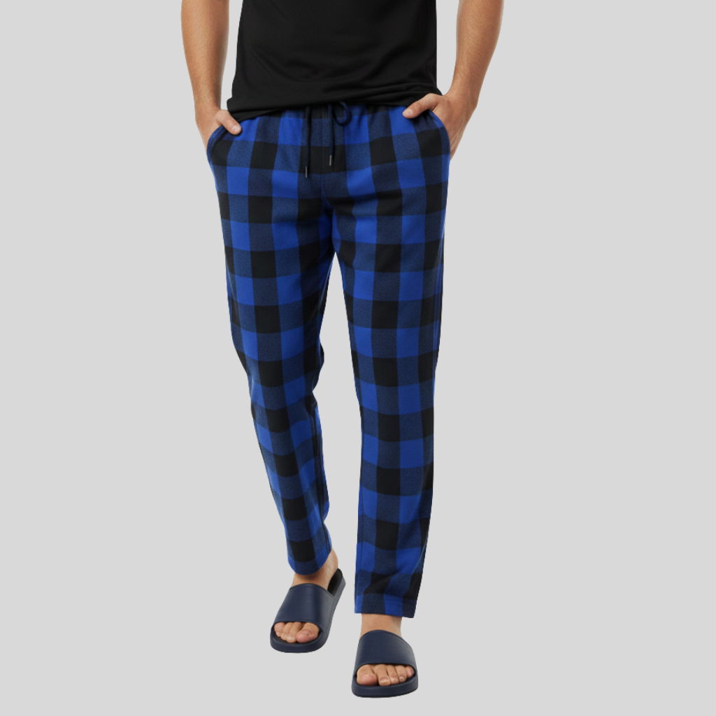 Outwear Asia Trouser – Blue Check Winter Edition