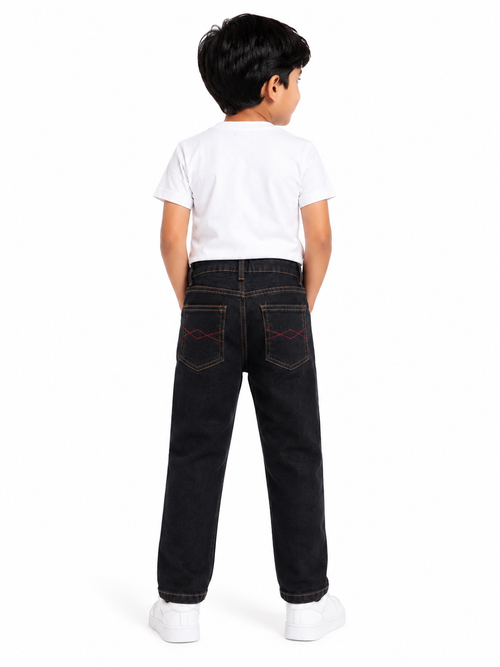 Boys Black Denim Jeans