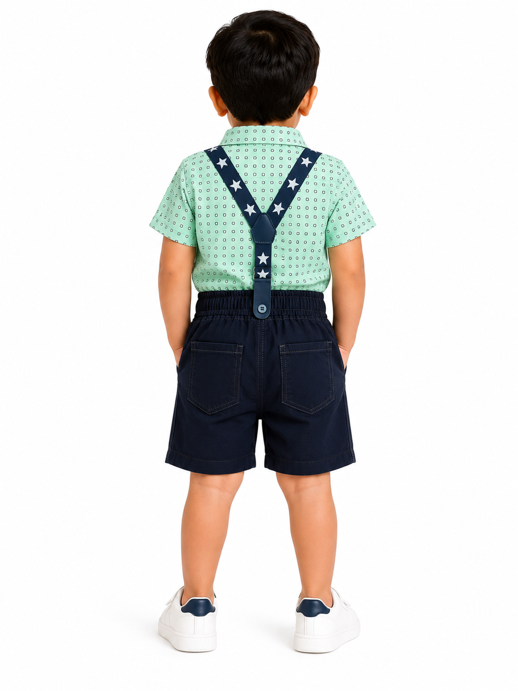 Boys Green Polo Set