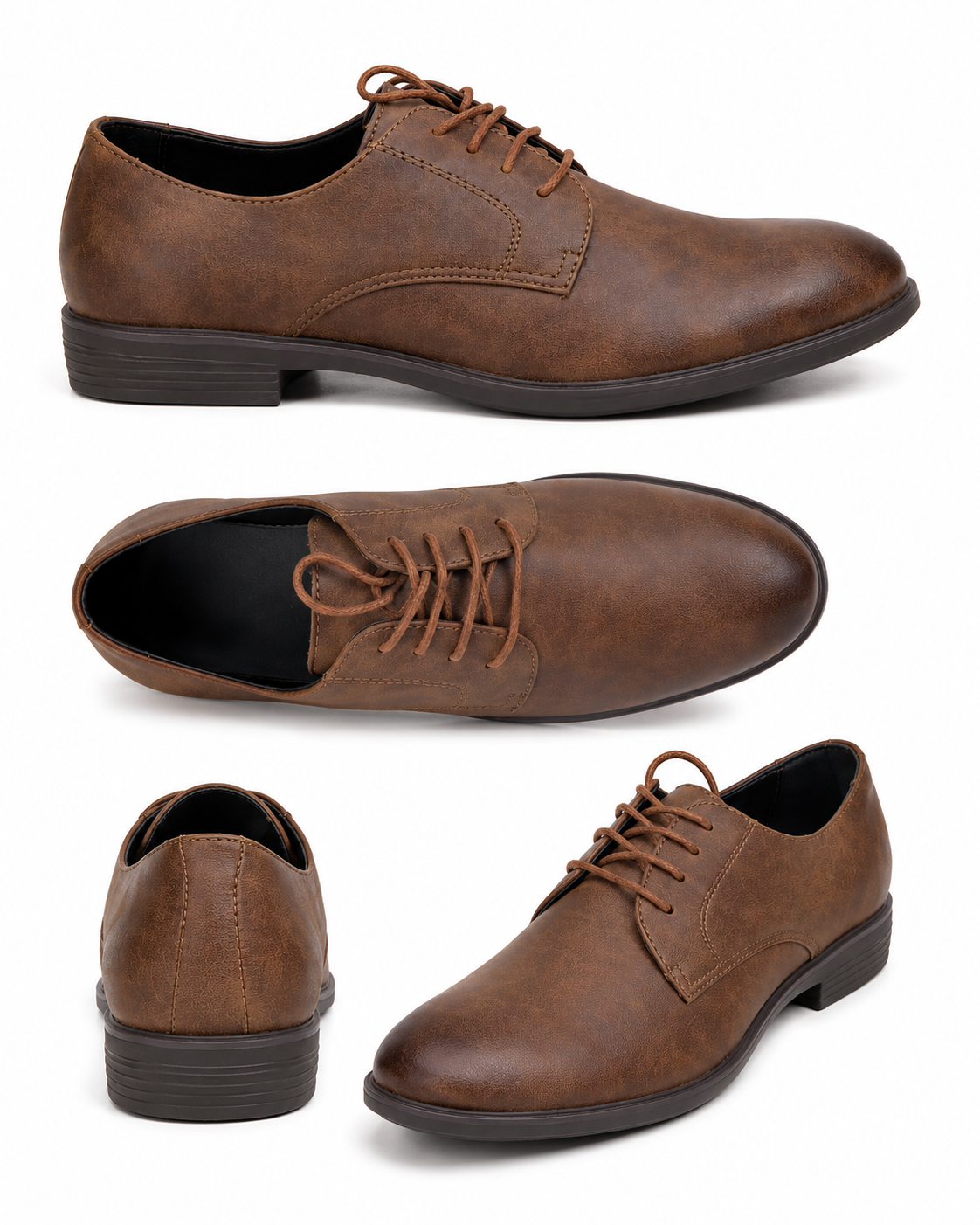 Classic Brown Lace-Up Shoes