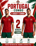 Portugal Home Jersey Combo Pack – 2 Jerseys 1 Combo