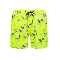 Outwear- Shorts For Men's Swimwear Yellow Print