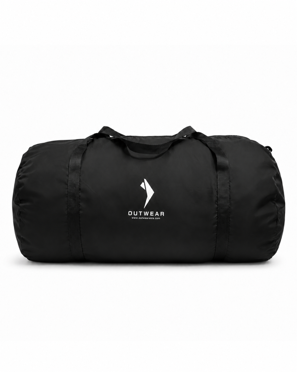OUTWEAR Black Gym Duffel Bag | Lightweight Sports & Travel Bag with Dual Carry Handles