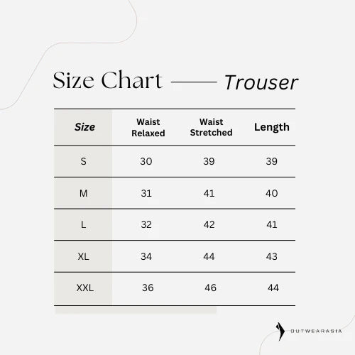 Outwear Men's Premium Trouser - Towhid_Black Check