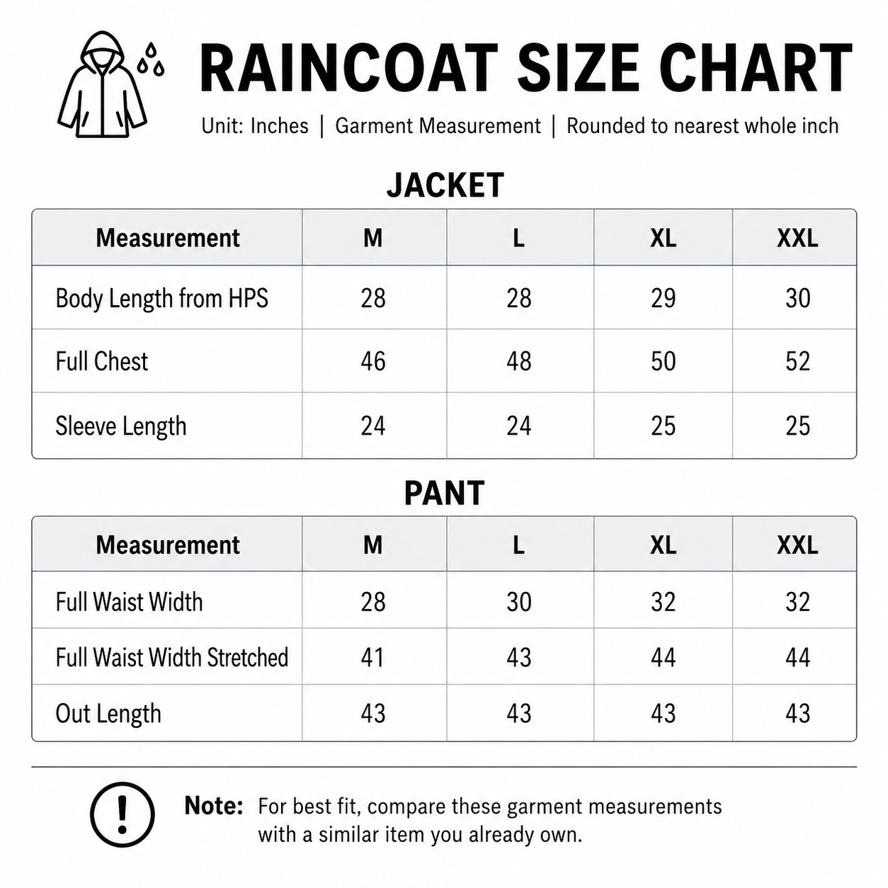 Men’s Waterproof Hooded Raincoat Set Black&Yellow
