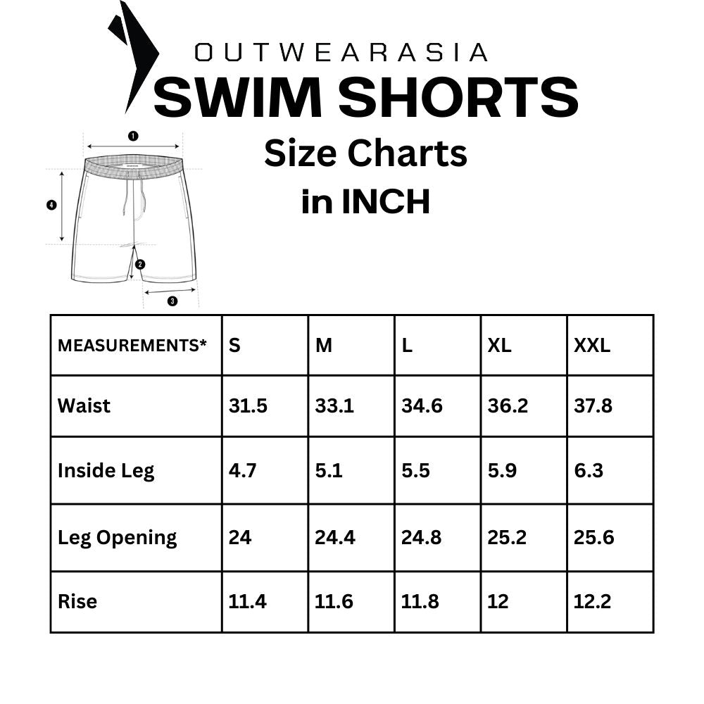 Outwear- Shorts For Men's Swimwear Black