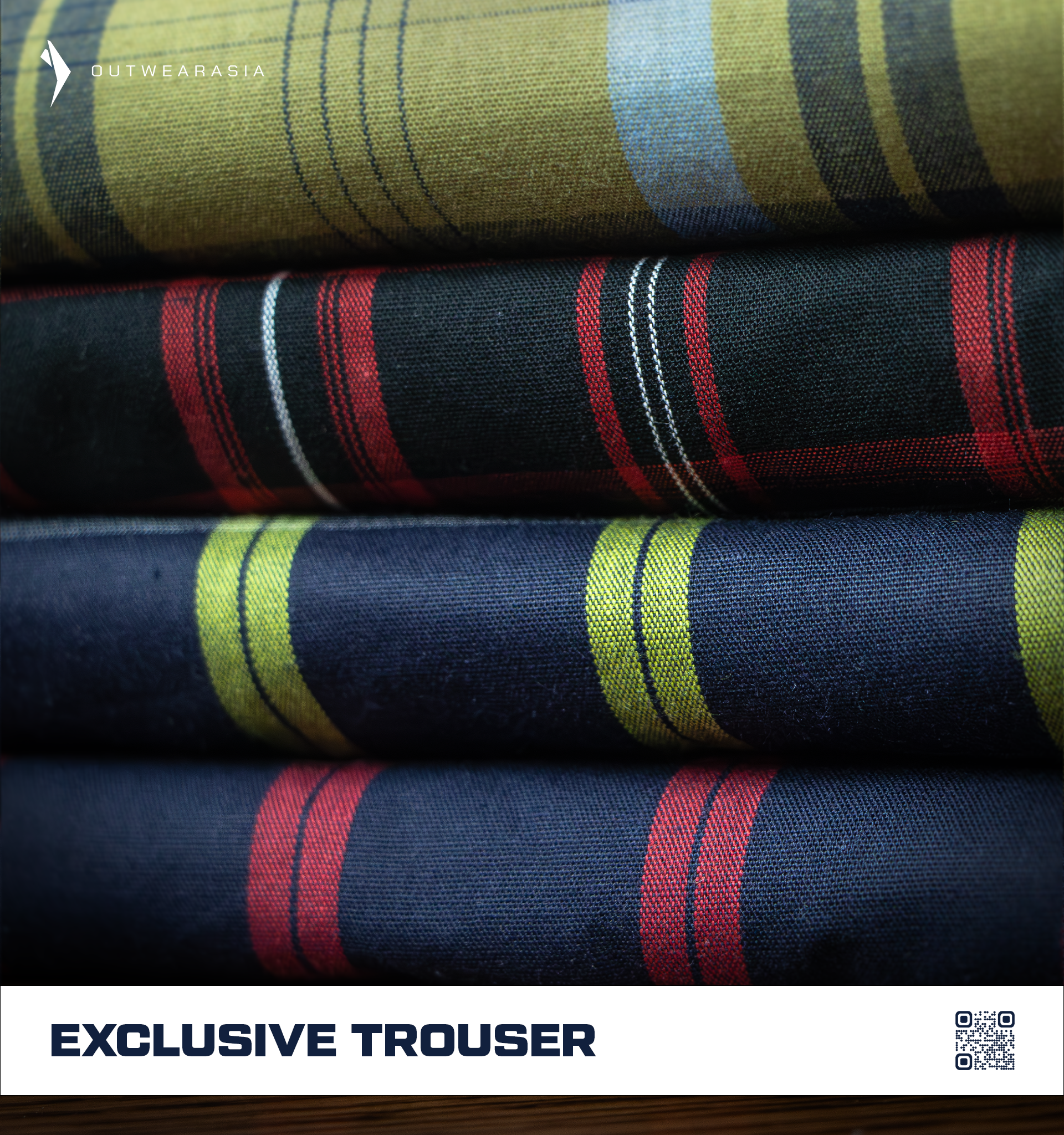 Outwear Men's Premium Trouser - Towhid_ Red